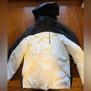 The North Face Black & White Double-Lined Winter Jacket (Women’s)